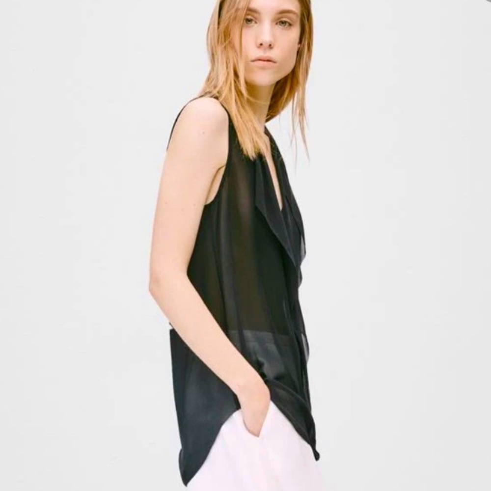 Aritzia Wilfred Ninon Silk Blouse